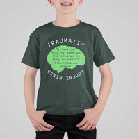 Traumatic Brain Injury Awareness T Shirt For Kid TBI Support