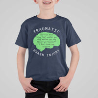 Traumatic Brain Injury Awareness T Shirt For Kid TBI Support