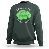 Traumatic Brain Injury Awareness Sweatshirt TBI Support