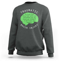 Traumatic Brain Injury Awareness Sweatshirt TBI Support