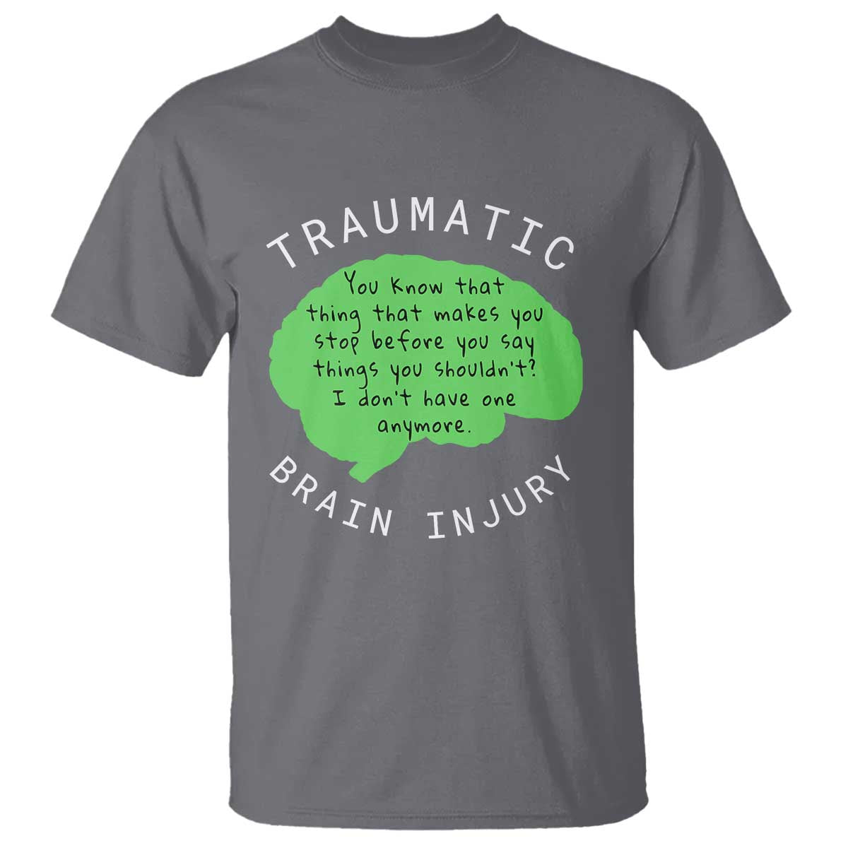 Traumatic Brain Injury Awareness T Shirt TBI Support