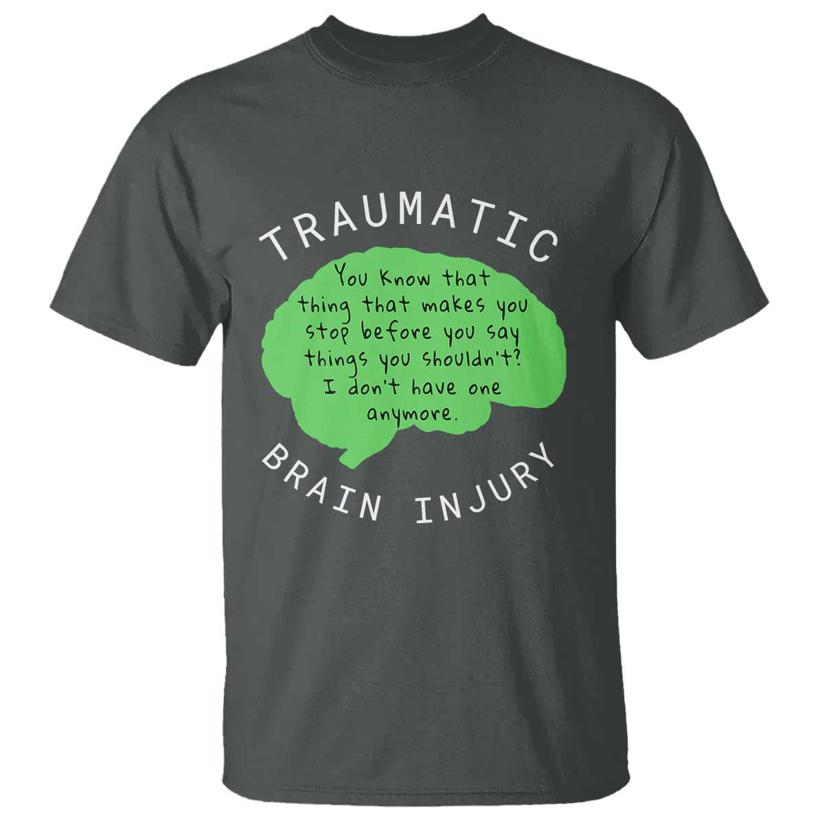 Traumatic Brain Injury Awareness T Shirt TBI Support