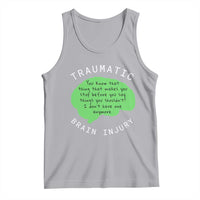 Traumatic Brain Injury Awareness Tank Top TBI Support