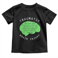 Traumatic Brain Injury Awareness Toddler T Shirt TBI Support