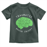 Traumatic Brain Injury Awareness Toddler T Shirt TBI Support
