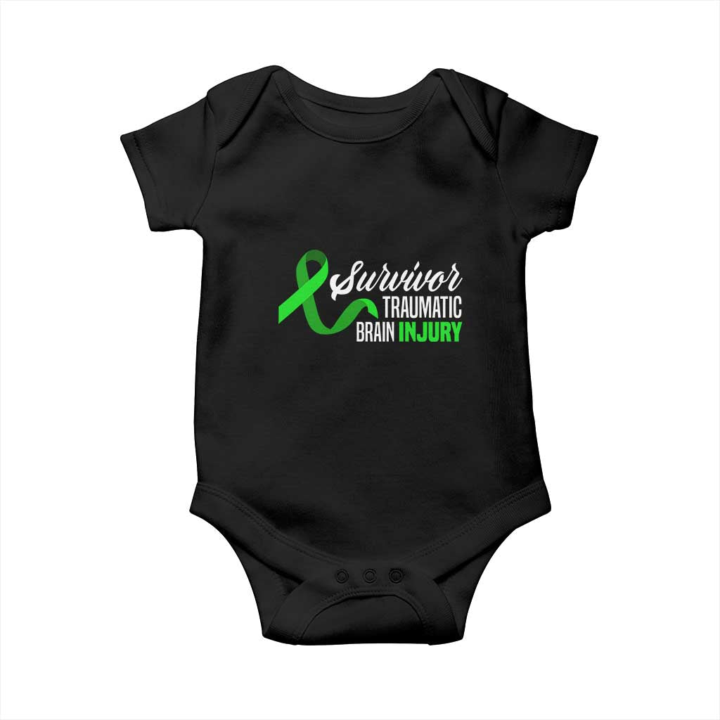 Traumatic Brain Injury Awareness Baby Onesie TBI Survivor