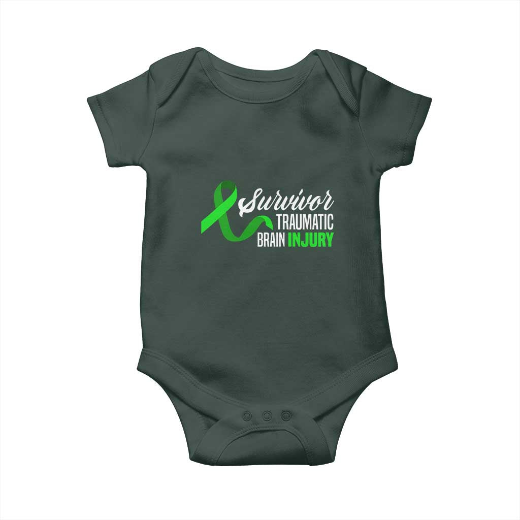 Traumatic Brain Injury Awareness Baby Onesie TBI Survivor