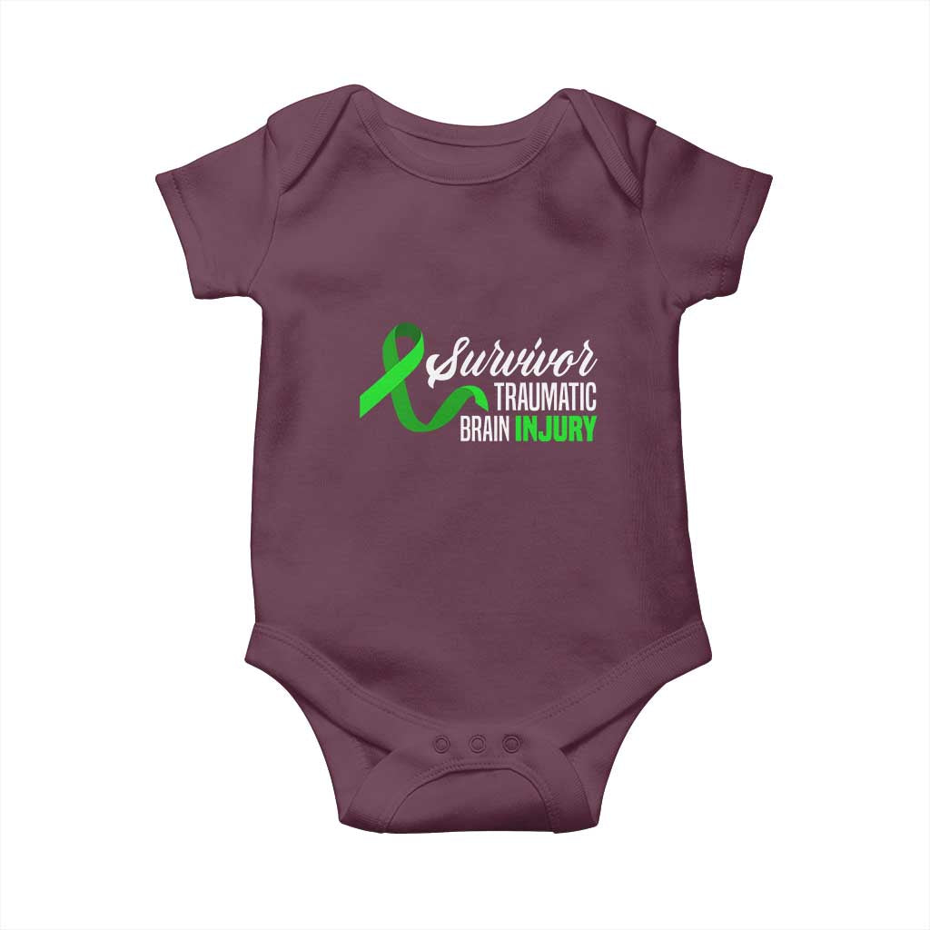 Traumatic Brain Injury Awareness Baby Onesie TBI Survivor