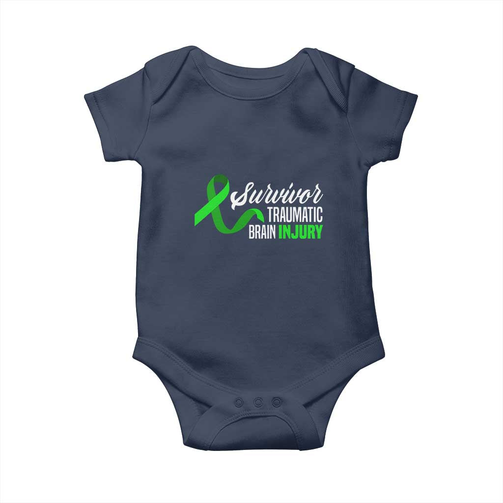 Traumatic Brain Injury Awareness Baby Onesie TBI Survivor