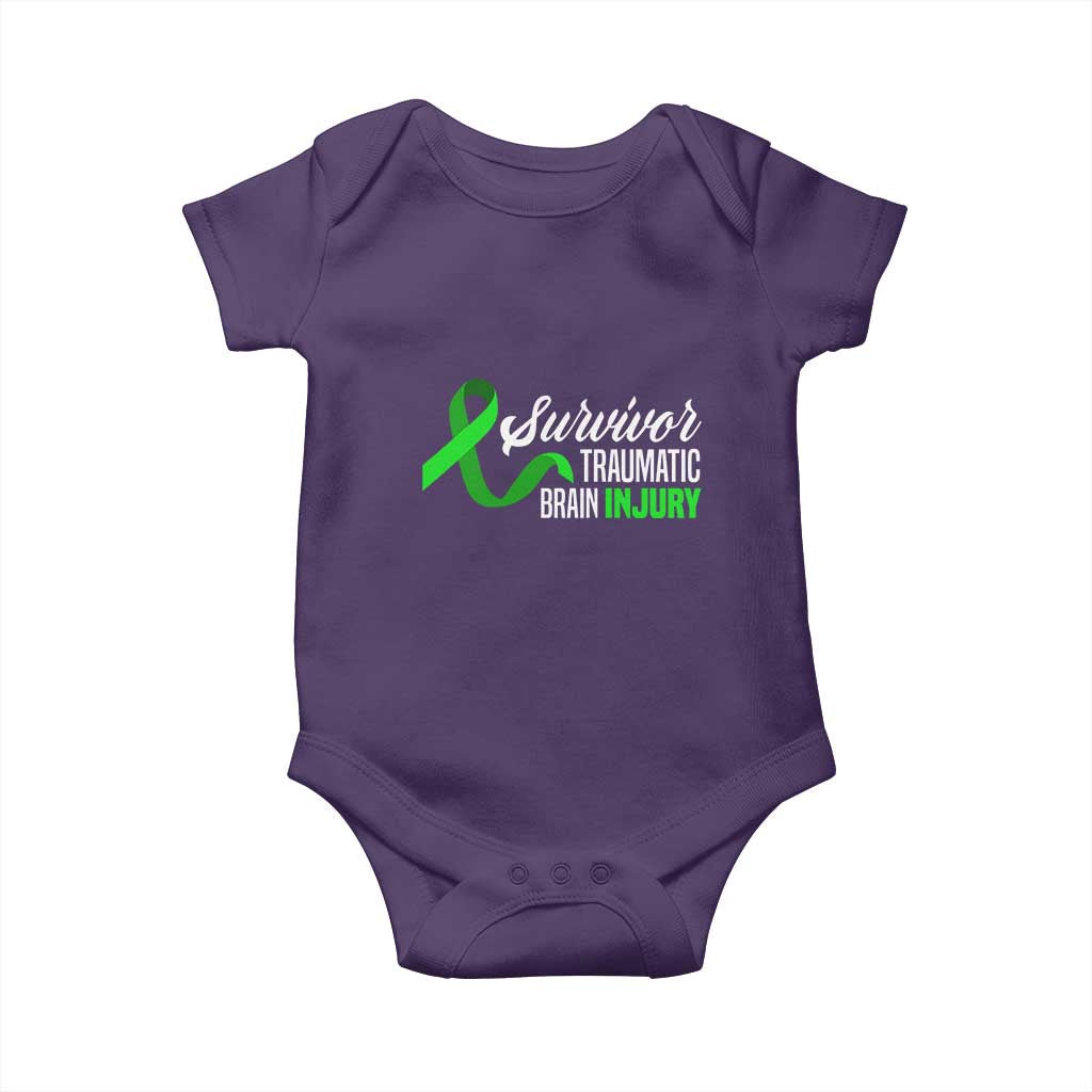 Traumatic Brain Injury Awareness Baby Onesie TBI Survivor
