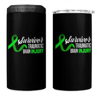 Traumatic Brain Injury Awareness 4 in 1 Can Cooler Tumbler TBI Survivor