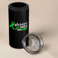Traumatic Brain Injury Awareness 4 in 1 Can Cooler Tumbler TBI Survivor