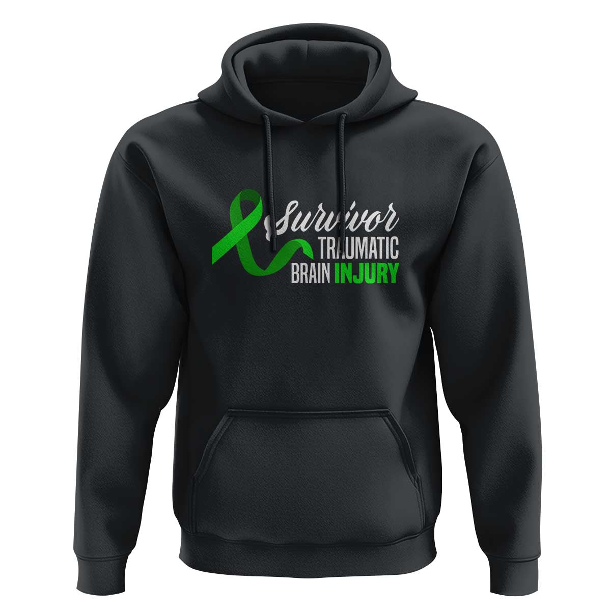 Traumatic Brain Injury Awareness Hoodie TBI Survivor