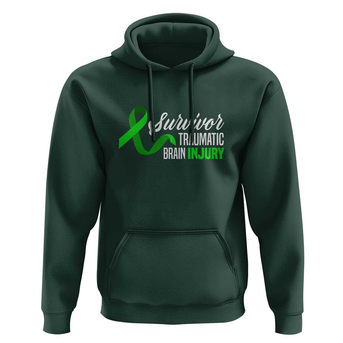 Traumatic Brain Injury Awareness Hoodie TBI Survivor