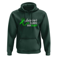 Traumatic Brain Injury Awareness Hoodie TBI Survivor