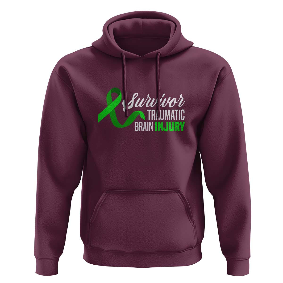 Traumatic Brain Injury Awareness Hoodie TBI Survivor
