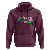 Traumatic Brain Injury Awareness Hoodie TBI Survivor