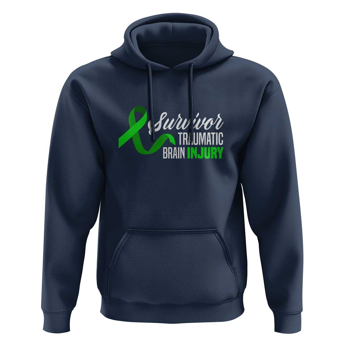 Traumatic Brain Injury Awareness Hoodie TBI Survivor
