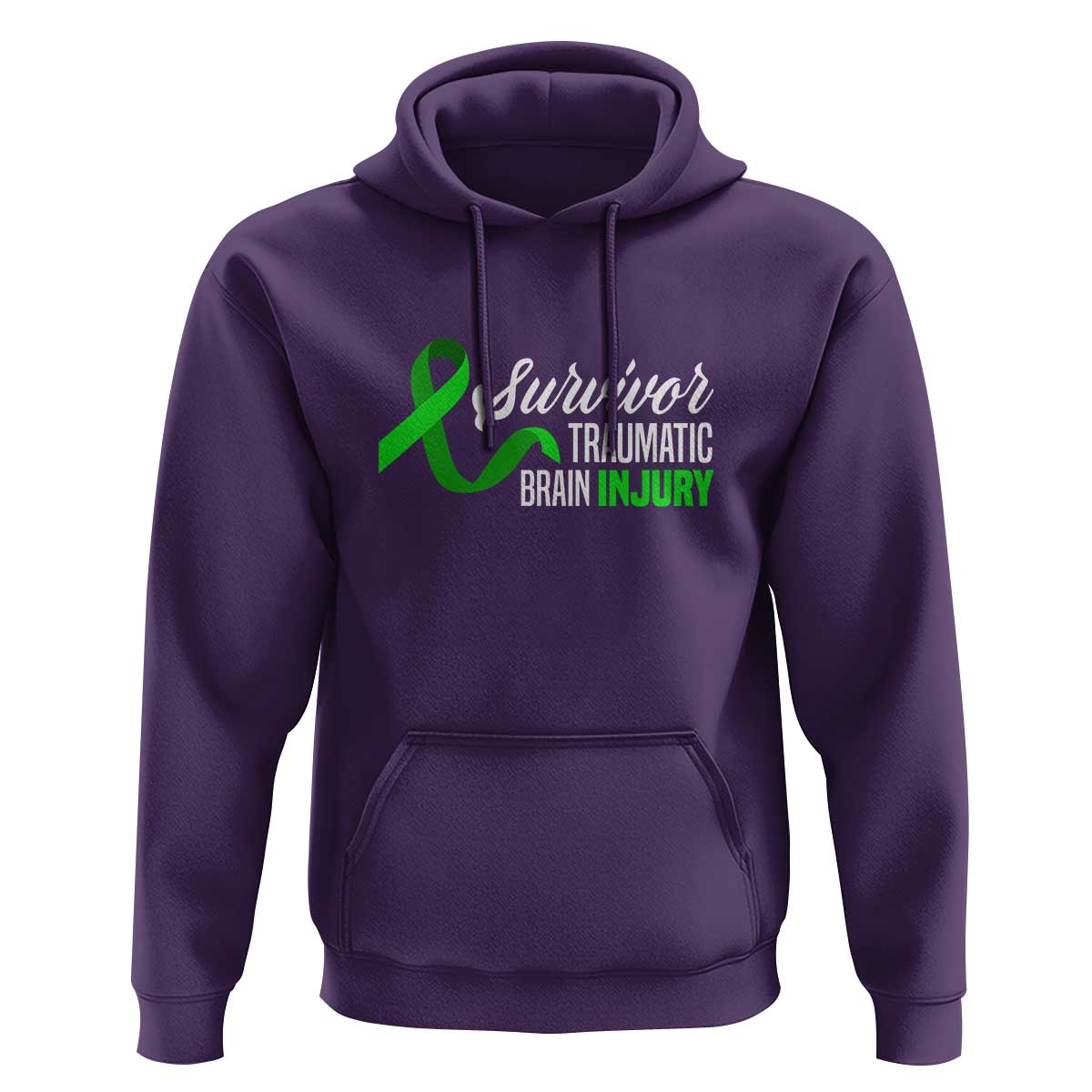 Traumatic Brain Injury Awareness Hoodie TBI Survivor