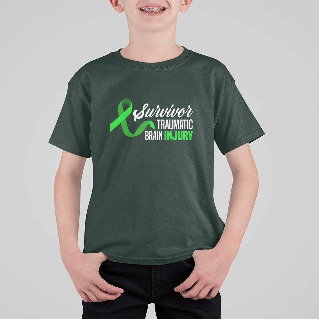 Traumatic Brain Injury Awareness T Shirt For Kid TBI Survivor