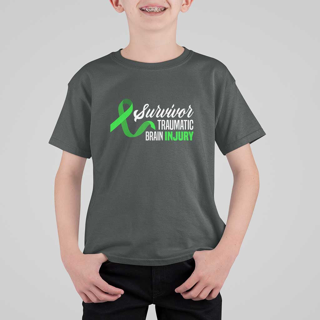 Traumatic Brain Injury Awareness T Shirt For Kid TBI Survivor