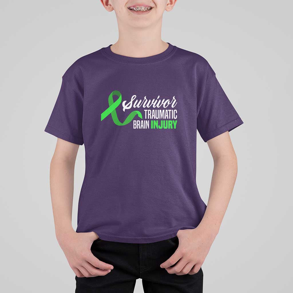 Traumatic Brain Injury Awareness T Shirt For Kid TBI Survivor