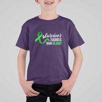 Traumatic Brain Injury Awareness T Shirt For Kid TBI Survivor