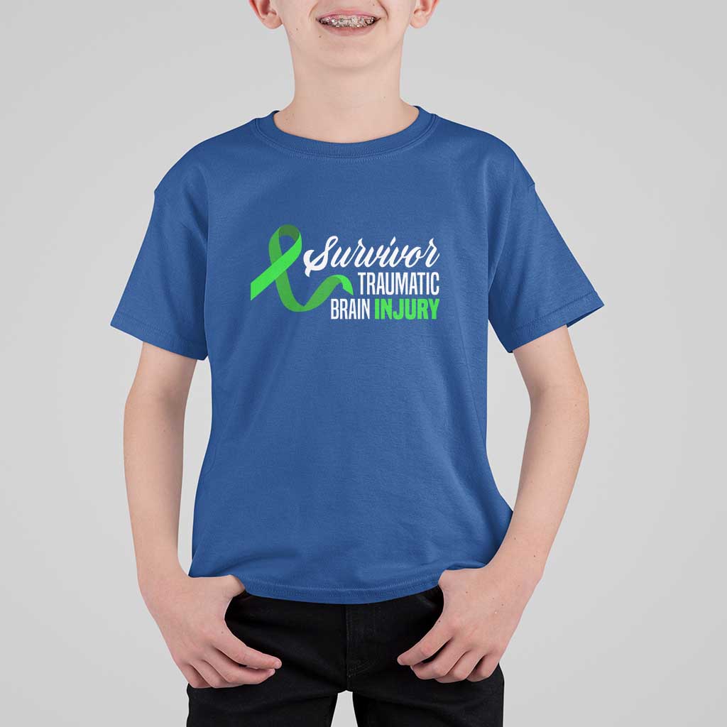 Traumatic Brain Injury Awareness T Shirt For Kid TBI Survivor