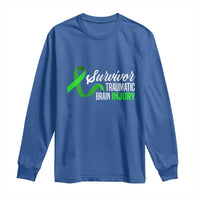 Traumatic Brain Injury Awareness Long Sleeve Shirt TBI Survivor