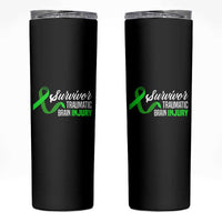 Traumatic Brain Injury Awareness Skinny Tumbler TBI Survivor