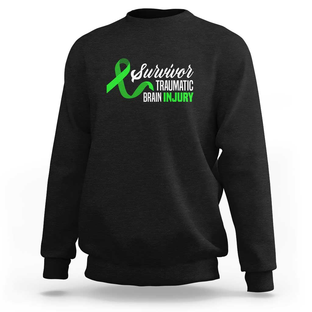 Traumatic Brain Injury Awareness Sweatshirt TBI Survivor