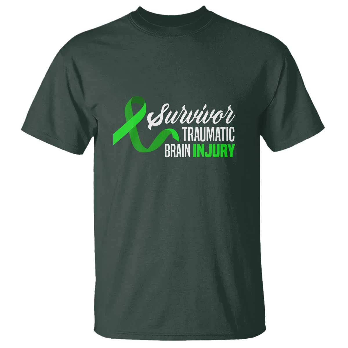 Traumatic Brain Injury Awareness T Shirt TBI Survivor