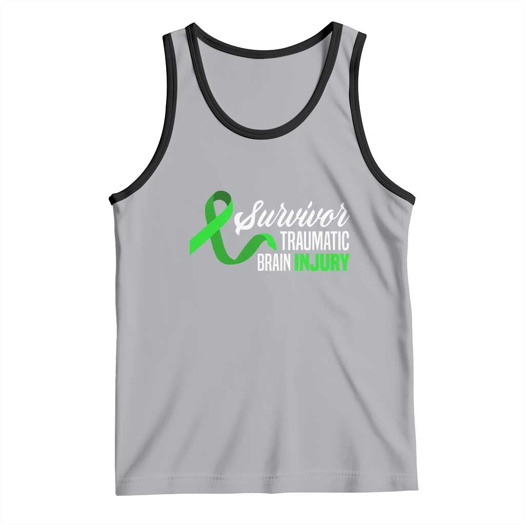 Traumatic Brain Injury Awareness Tank Top TBI Survivor