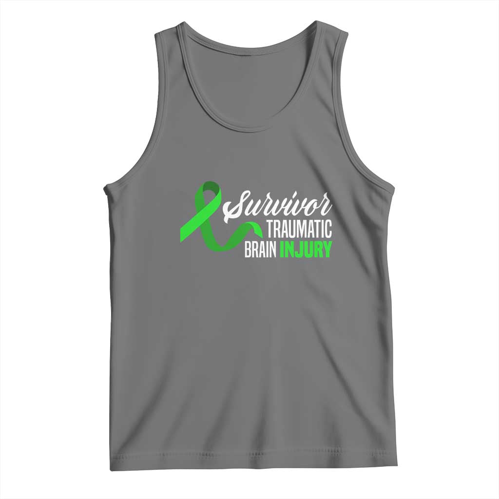 Traumatic Brain Injury Awareness Tank Top TBI Survivor