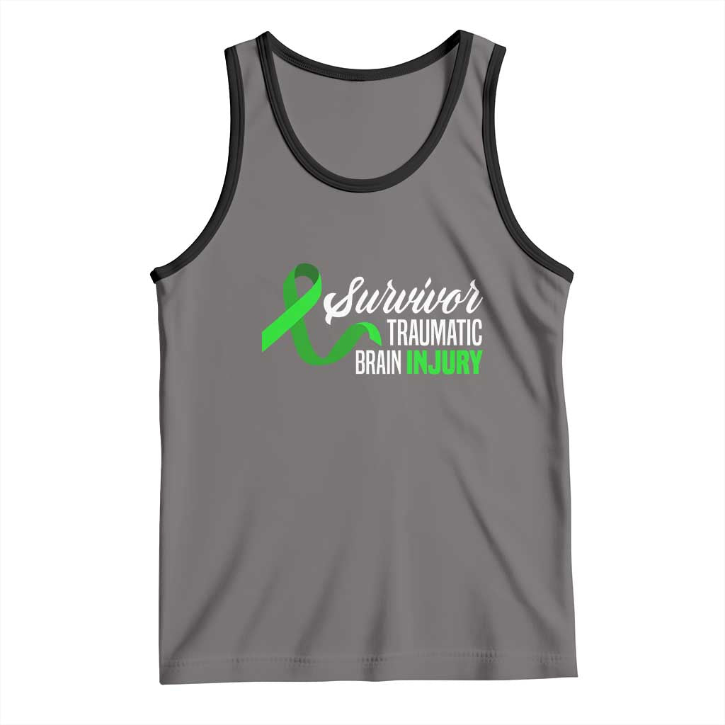 Traumatic Brain Injury Awareness Tank Top TBI Survivor