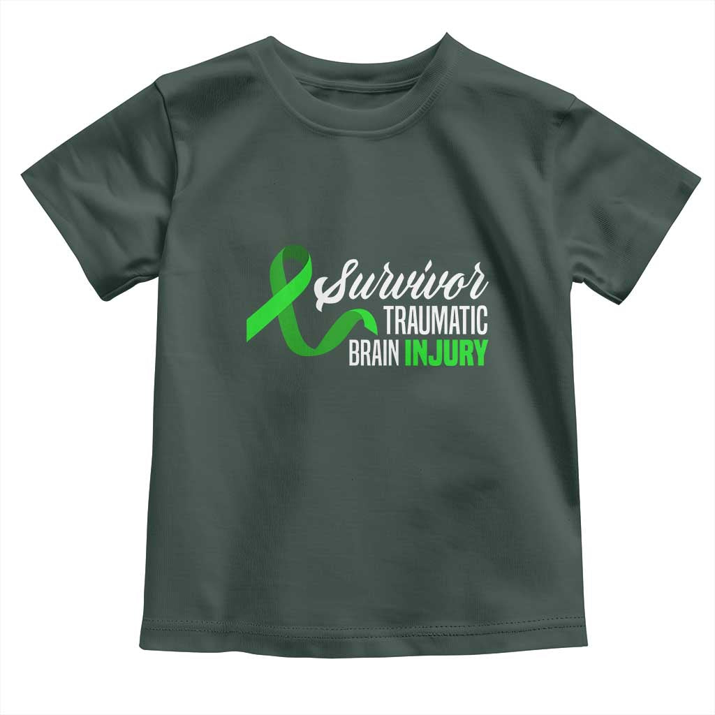 Traumatic Brain Injury Awareness Toddler T Shirt TBI Survivor
