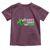 Traumatic Brain Injury Awareness Toddler T Shirt TBI Survivor