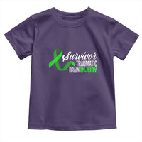 Traumatic Brain Injury Awareness Toddler T Shirt TBI Survivor