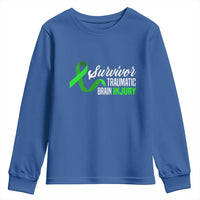 Traumatic Brain Injury Awareness Youth Sweatshirt TBI Survivor