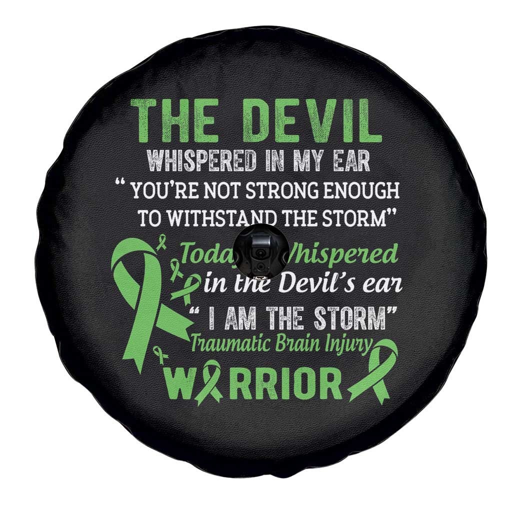 Traumatic Brain Injury Awareness Spare Tire Cover I Am The Storm TBI Warrior