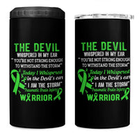Traumatic Brain Injury Awareness 4 in 1 Can Cooler Tumbler I Am The Storm TBI Warrior
