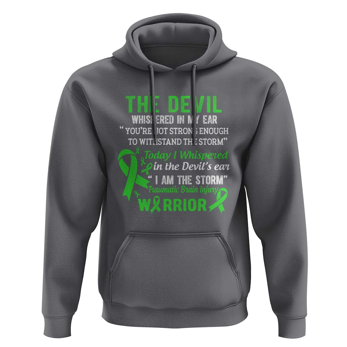 Traumatic Brain Injury Awareness Hoodie I Am The Storm TBI Warrior