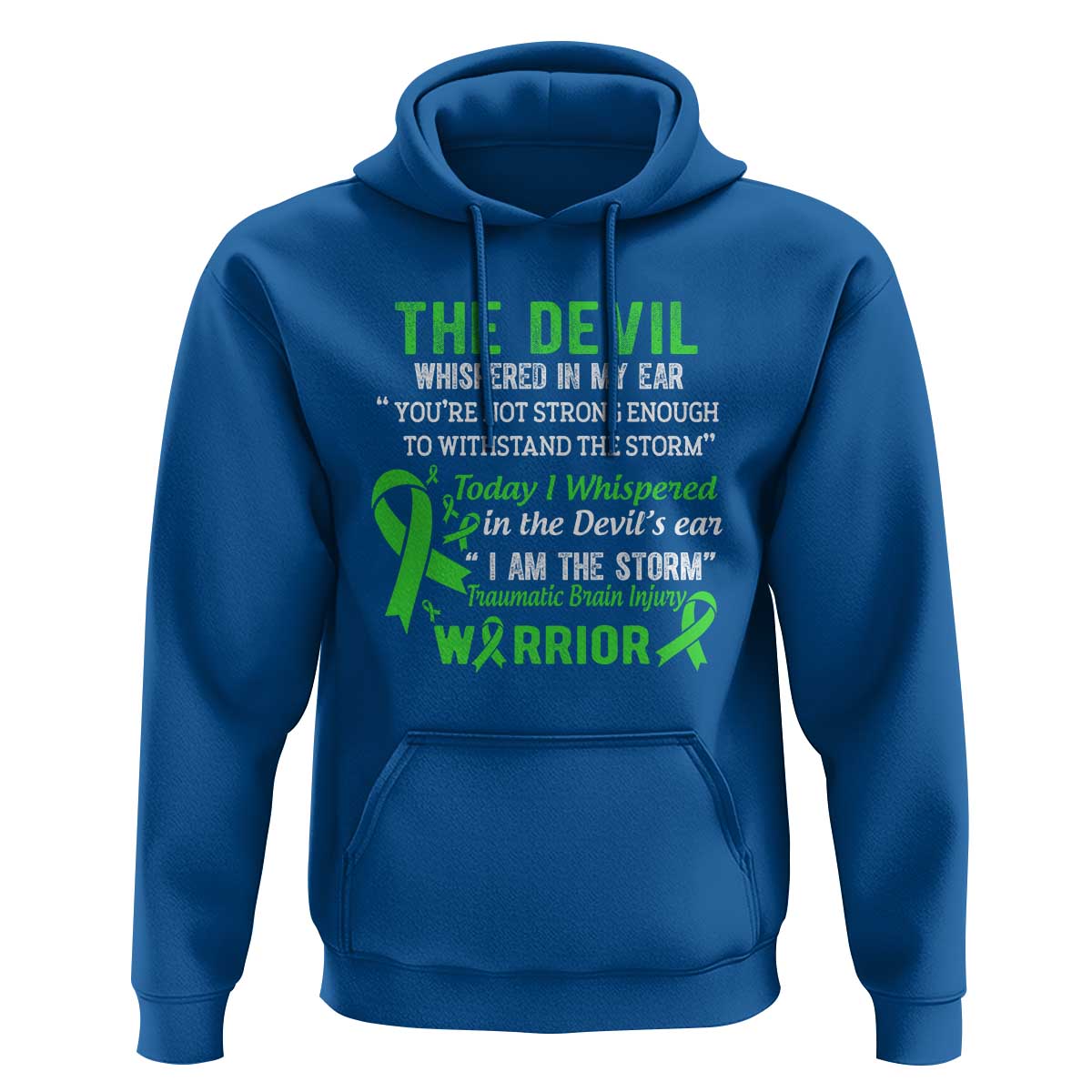 Traumatic Brain Injury Awareness Hoodie I Am The Storm TBI Warrior