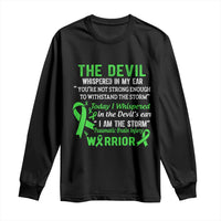 Traumatic Brain Injury Awareness Long Sleeve Shirt I Am The Storm TBI Warrior