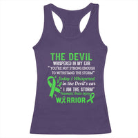 Traumatic Brain Injury Awareness Racerback Tank Top I Am The Storm TBI Warrior