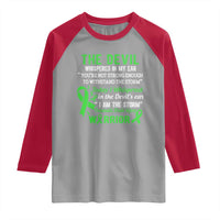 Traumatic Brain Injury Awareness Raglan Shirt I Am The Storm TBI Warrior