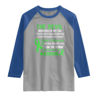 Traumatic Brain Injury Awareness Raglan Shirt I Am The Storm TBI Warrior