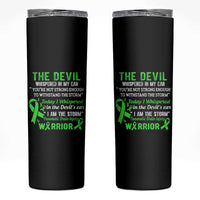 Traumatic Brain Injury Awareness Skinny Tumbler I Am The Storm TBI Warrior