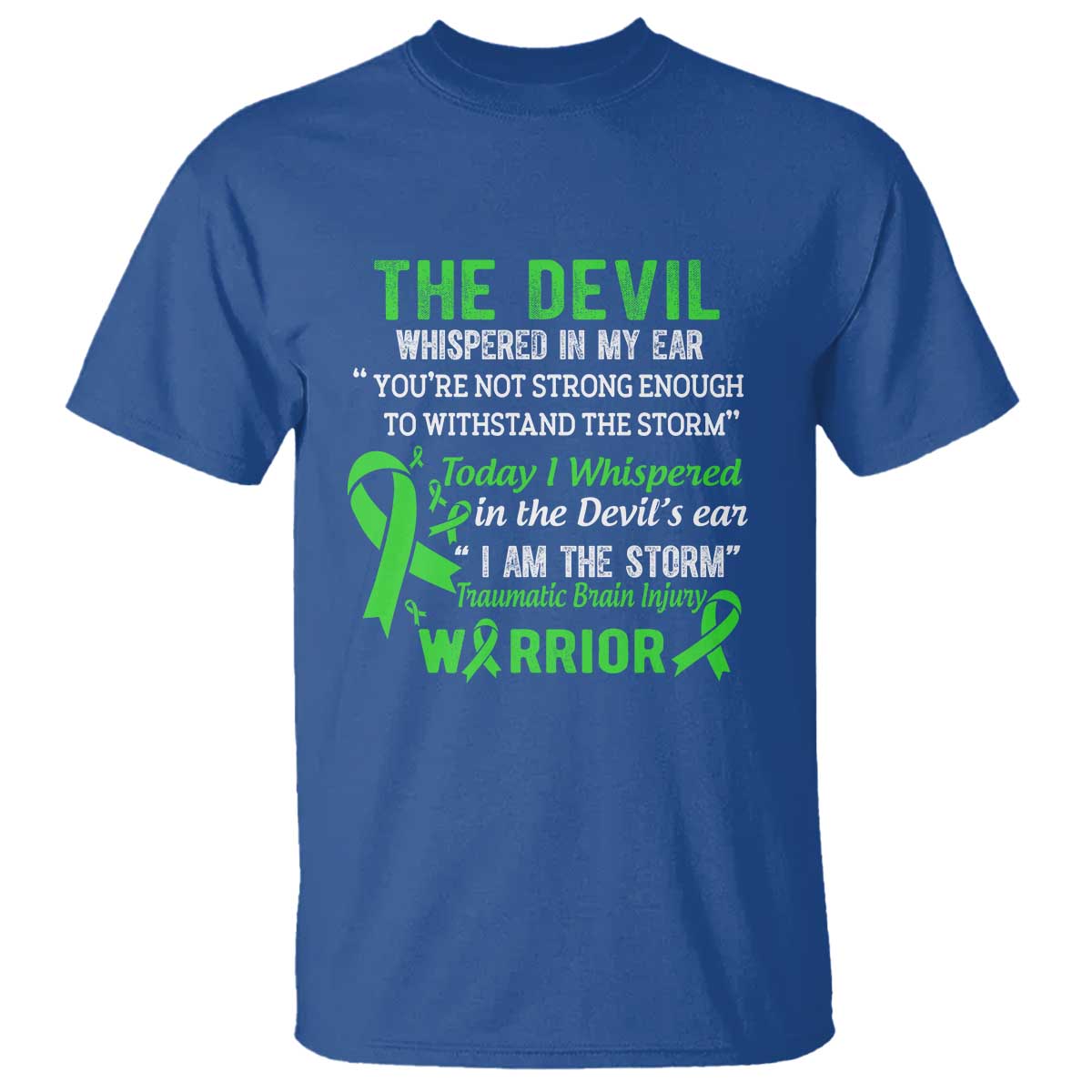 Traumatic Brain Injury Awareness T Shirt I Am The Storm TBI Warrior