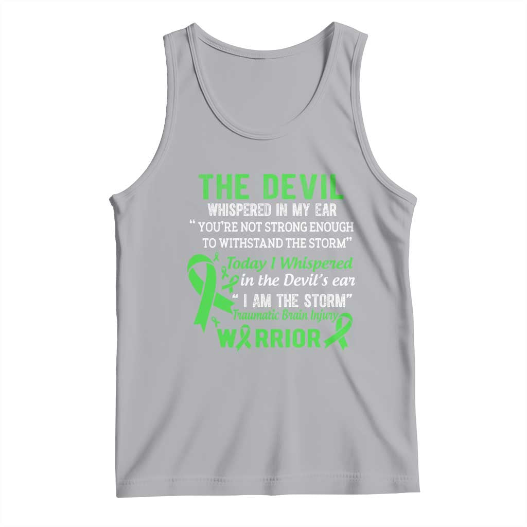 Traumatic Brain Injury Awareness Tank Top I Am The Storm TBI Warrior